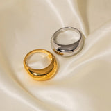 Boogzel Apparel Minimalist Aesthetic Couple Rings, view 6