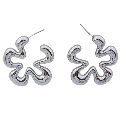 Boogzel Apparel Minimalist Aesthetic Flower Earrings