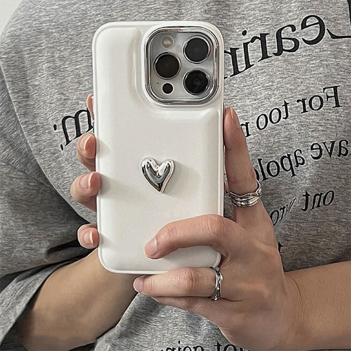 Boogzel Apparel Minimalist Aesthetic Heart iPhone Case