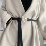 Boogzel Apparel Minimalist Aesthetic Leather Belt, view 3