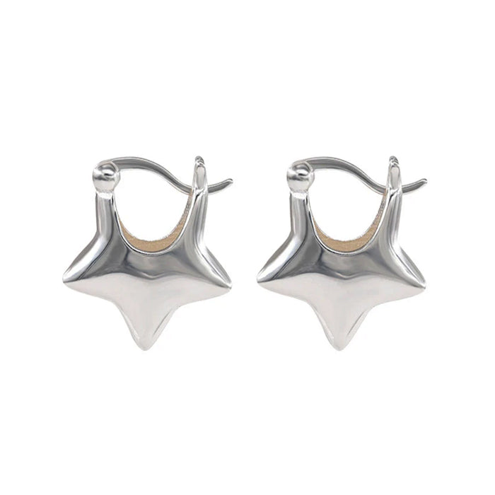 Boogzel Apparel Minimalist Aesthetic Star Earrings