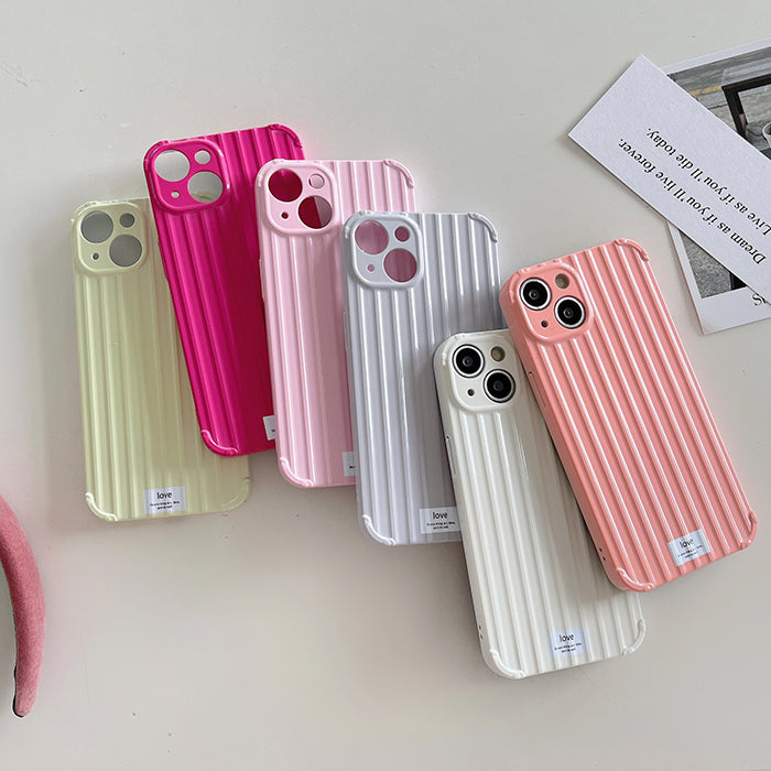 Boogzel Apparel Minimalist Aesthetic Striped iPhone Case