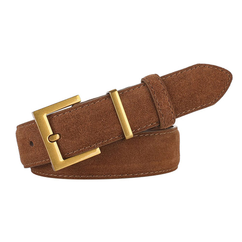 Boogzel Apparel Minimalist Aesthetic Suede Belt