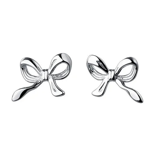 Boogzel Apparel Minimalist Bow Stud Earrings