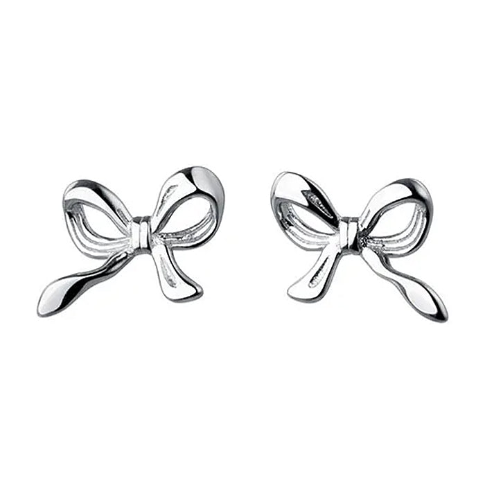 Boogzel Apparel Minimalist Bow Stud Earrings
