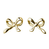 Boogzel Apparel Minimalist Bow Stud Earrings, view 2