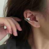 Boogzel Apparel Minimalist Heart Ear Cuff, view 2