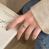 Boogzel Apparel Minimalist Rectangular Ring, view 2