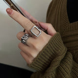 Boogzel Apparel Minimalist Ring Set, view 3