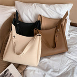 Boogzel Apparel Minimalist Vegan Leather Tote Bag, view 6