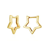 Boogzel Apparel Minimalist Star Earrings, view 2