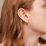 Boogzel Apparel Minimalist Star Earrings, view 4