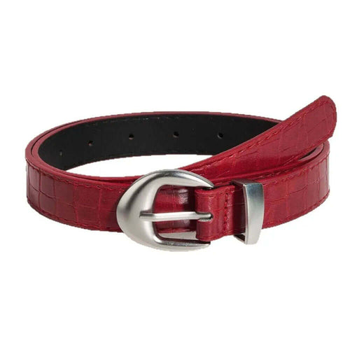 Boogzel Apparel Minimalist Style Croc Pattern Belt
