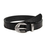 Boogzel Apparel Minimalist Style Croc Pattern Belt, view 2