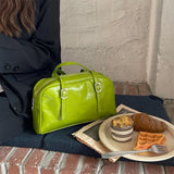 Boogzel Apparel Minimalist Style Shoulder Bag in Green, view 5