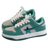 Boogzel Apparel Mint Green Star Sneakers, view 3
