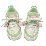Boogzel Apparel Mint Green Tulip Sneakers, view 2