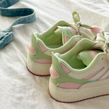 Boogzel Apparel Mint Green Tulip Sneakers, view 5