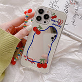 Boogzel Apparel Mirror Cherry iPhone Case, view 2