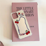 Boogzel Apparel Mirror Cherry iPhone Case, view 4