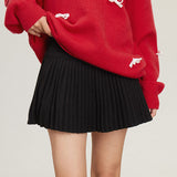Boogzel Apparel Missed Calls Pleated Skirt, view 2