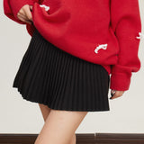 Boogzel Apparel Missed Calls Pleated Skirt, view 3
