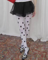 Boogzel Apparel Missed Calls Polka Dot Tights, view 4