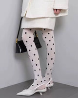 Boogzel Apparel Missed Calls Polka Dot Tights, view 6