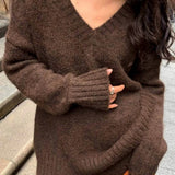 Boogzel Apparel Mocha Sweater & Skirt Co-Ord, view 5