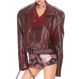 Boogzel Apparel Model Behavior 90s Style Moto Jacket, view 5