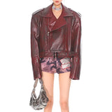 Boogzel Apparel Model Behavior 90s Style Moto Jacket, view 6