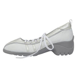 Boogzel Apparel Model Behavior Lace Up Ballet Heeled Sneakers, view 3