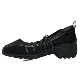 Boogzel Apparel Model Behavior Lace Up Ballet Heeled Sneakers, view 4