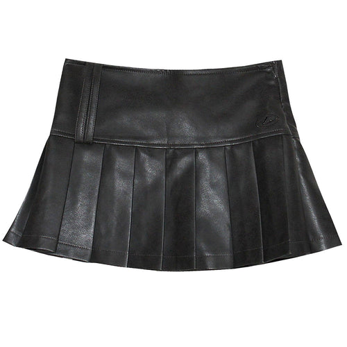 Boogzel Apparel Model Behavior Leather Skirt