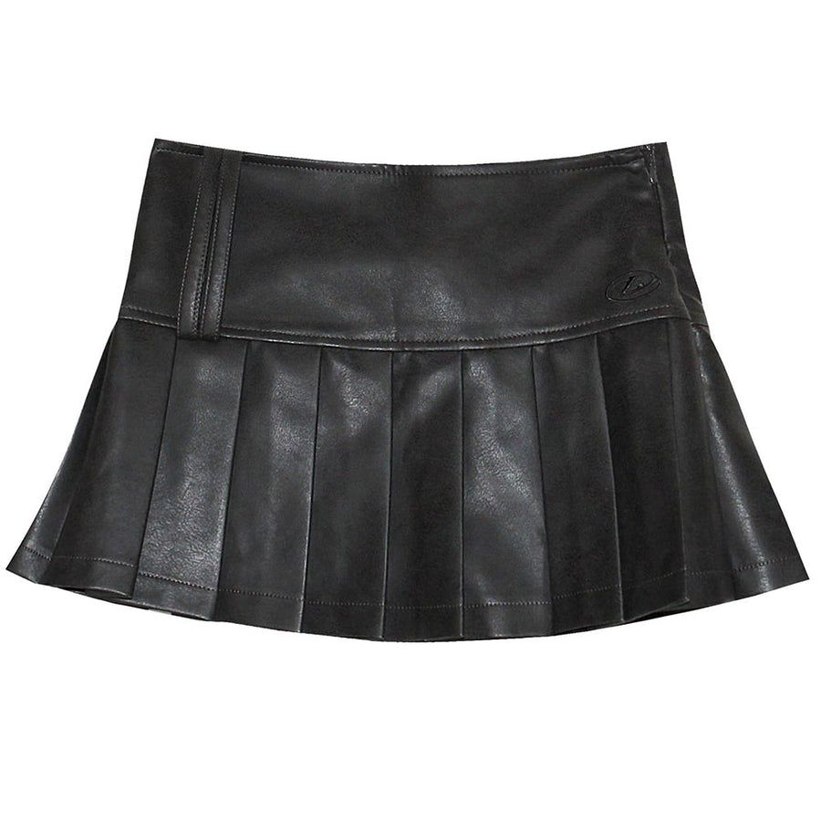 Boogzel Apparel Model Behavior Leather Skirt