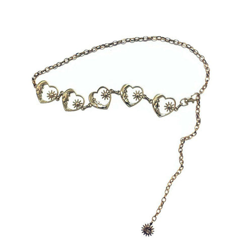 Boogzel Apparel Moon and Star Heart Belt