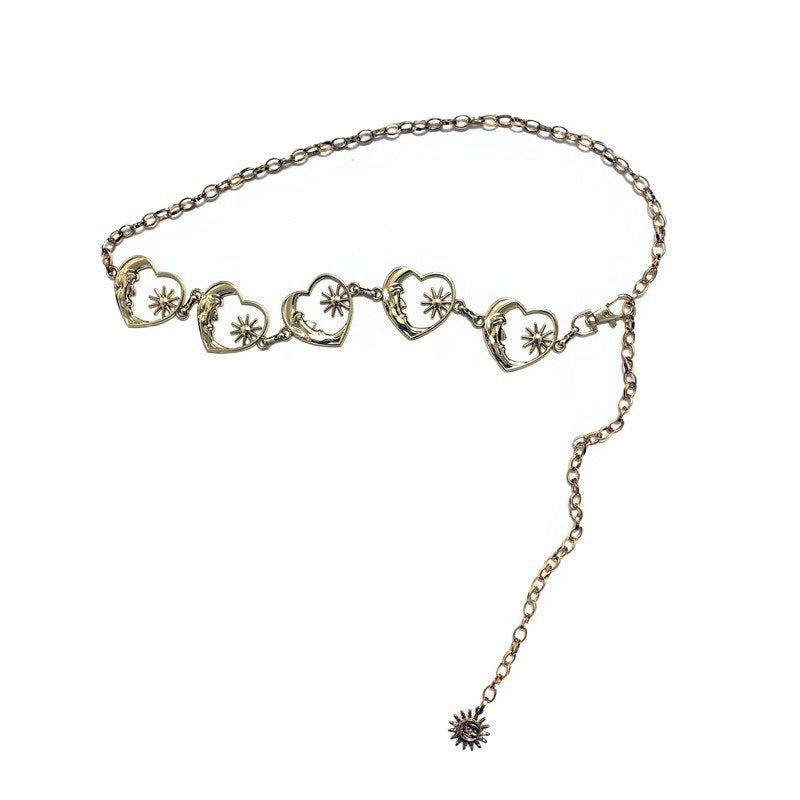 Boogzel Apparel Moon and Star Heart Belt