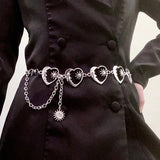 Boogzel Apparel Moon and Star Heart Belt, view 2
