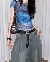 Boogzel Apparel Moon and Stars Belt, view 4