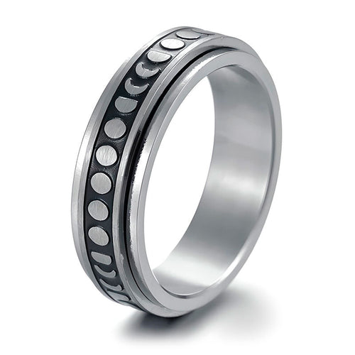Boogzel Apparel Moon Phases Fidget Ring