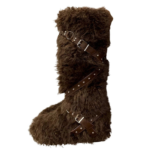 Boogzel Apparel Moon Walk Furry Boots