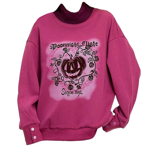 Boogzel Apparel Moonlight Flight Printed Sweatshirt
