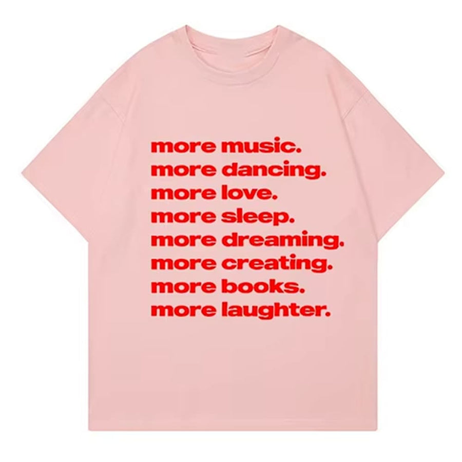 Boogzel Apparel More Music Graphic T-Shirt