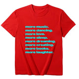Boogzel Apparel More Music Graphic T-Shirt, view 5