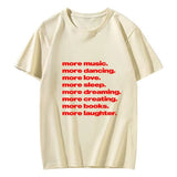 Boogzel Apparel More Music Graphic T-Shirt, view 6