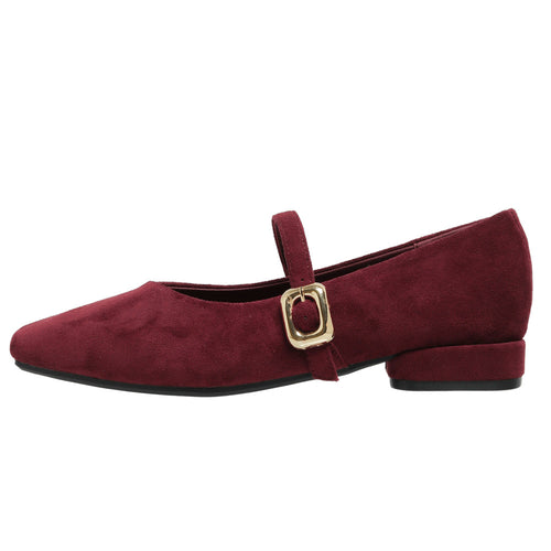 Boogzel Apparel Morning Café Low Heel Babies with Strap
