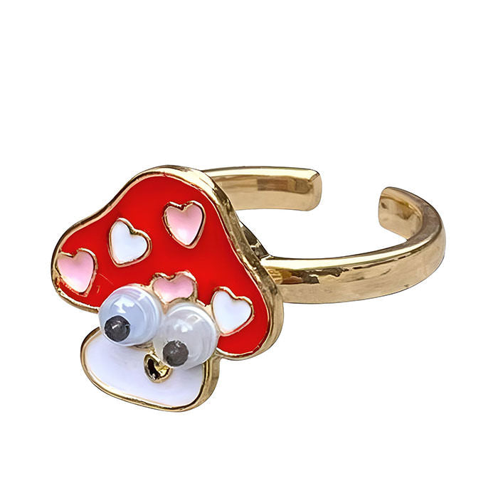 Boogzel Apparel Mushroom Anxiety Ring ๐