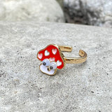 Boogzel Apparel Mushroom Anxiety Ring ๐, view 3