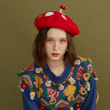 Boogzel Apparel Mushroom Beret Hat, view 2