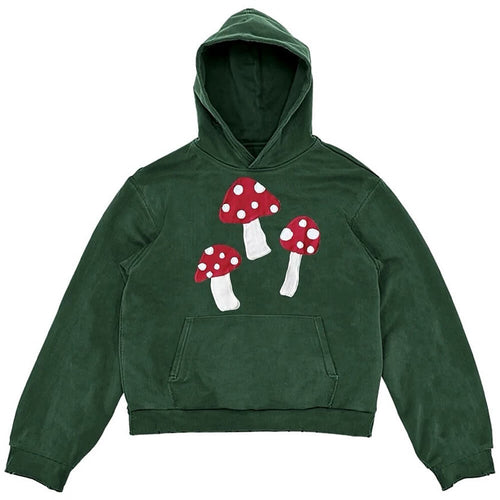 Boogzel Apparel Mushroom Print Hoodie